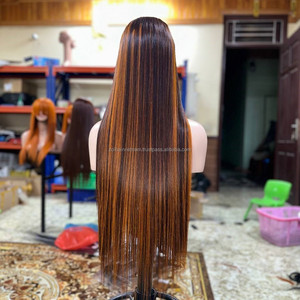 <b>Top</b> Selling Human Hair Wigs Smooth Bone Straight Style Lace Front Wigs Vietnamese Raw Hair <b>Silky</b> No Tangled - Product Image 3