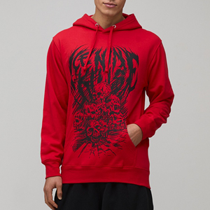Sweat à capuche personnalisé pour homme avec impression graphique DTF, pull-over OEM streetwear, sweat-shirt à capuche décontracté à manches longues pour homme - Product Image 1