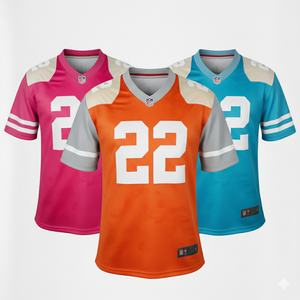 Venta al por Mayor de Camisetas de Fútbol Americano Bordadas de Alta Calidad y Bajo Precio, Indianapolis 17 Daniel Jones, 100% Poliéster - Product Image 4