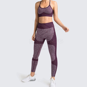 ชุดโยคะผู้หญิงแบบสั่งทำพิเศษ น้ำหนักเบา ทนทาน เป็นมิตรกับสิ่งแวดล้อม ชุดออกกำลังกาย 2 ชิ้น - Product Image 3