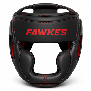 Protège-tête de boxe Fawkes en cuir PU, réglable, respirant, pour enfants, unisexe, fermeture auto-agrippante, vente en gros, personnalisable - Product Image 5