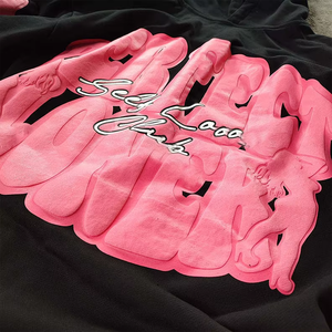 Ensemble de survêtement 2 pièces pour homme et femme, sweat à capuche et pantalon à cordon de serrage, imprimé lettres, vêtements de sport, collection automne - Product Image 3