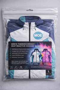 Ensemble de survêtement coupe-vent personnalisé pour homme : veste à capuche zippée en nylon et pantalon de jogging - Product Image 4