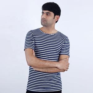 Vente en gros de t-shirt pour hommes 100% coton personnalisé nouveau design à col rond surdimensionné coupe ample tissu tricoté respirant modèles disponibles - Product Image 5