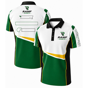 Custom Collar T-<b>Shirts</b> 100% Polyester Quick Dry custom racing <b>shirt</b> car racing <b>shirts</b> sublimated racing polo <b>shirts</b> - Product Image 4