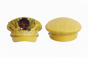 Classic Style Genuine Leather Peak <b>Cap</b> With Curved Visor Premium Quality Elegant Appearance Custom Logo Lace Decoration Peak <b>Cap</b> - Product Image 2