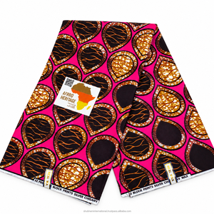 Premium African <b>Wax</b> Ankara Print Fabric Traditional Textile for Women Dresses Clothing Sewing and Design - Product Image 4
