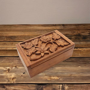 Boîte cadeau en bois traditionnelle de haute qualité décoration boîte en bois et panneaux muraux artisanat en bois artisanal - Product Image 2