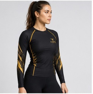 <b>Women's</b> <b>swim</b> rash guard designed with breathable stretch fabric providing all day comfort and dependable performance in every ac - Product Image 3