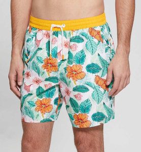 Pantalones Cortos de Alta Calidad para Hombre, de Lona y Spandex/Algodón, Cintura Alta Elástica, Estampado por Descarga, Transpirables, de Secado Rápido e Impermeables - Product Image 4