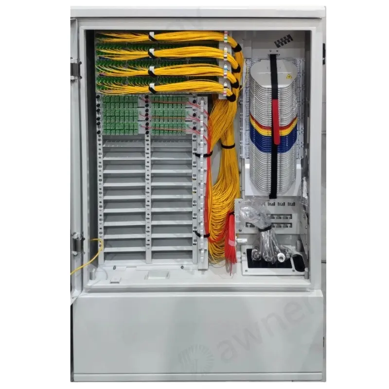 Best Selling fiber cross connect cabinet 48 96 144 288 576 720 tray fiber cabinet