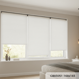 Persianas Enrollables de Diseño Madera, Color Blanco GB83051 168x183cm, Más Vendidas en Malasia, para Hogar y Oficina, B2B, OEM, Mejor Proveedor, Calidad Garantizada - Product Image 1