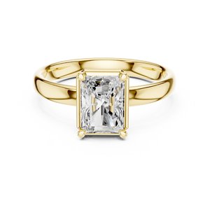 Bague de fiançailles en or 14 carats avec diamant de laboratoire taille radiant de 1,5 carat, rapport IGI VS1 E, idéale pour anniversaire et mariage – Meilleure vente - Product Image 1