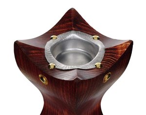 Luxury Handmade <b>Eco</b>-friendly Wooden Bakhoor Burner Arabic Mabkhara Oud Incense Brass <b>Dot</b> Design Islamic Religious Home Decor - Product Image 3