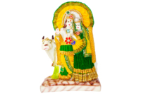 Statue de vache Radha Krishna Art Déco artisanale de luxe |   Décoration religieuse pour la maison pour les célébrations de la nouvelle année et de Diwali