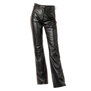 Pantalones de Cuero para Mujer de la Mejor Calidad, al por Mayor, Negros, de Cintura Media, Impermeables - Product Image 6