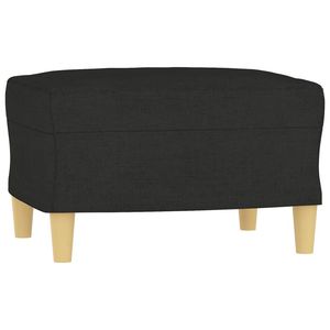Juego de Sofás de Tela Negra 100% Poliéster con Madera Contrachapada Textilene Metálica para Sala de Estar - Product Image 5