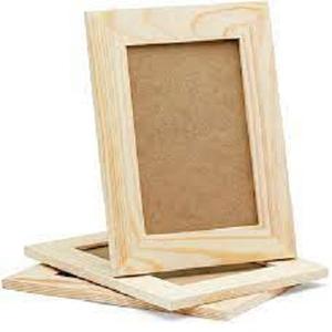 Cadre photo en bois rustique, cadre en bois massif, cadre photo mural, cadre en bois en gros - Product Image 4