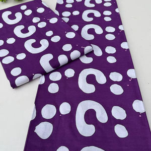 Auténtica Tela de Algodón con Estampado Africano de Botswana, Textil de Alta Calidad para Vestidos de Mujer y Bodas - Product Image 1