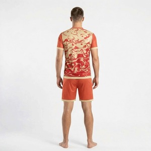 Maillot de football pour hommes à faible MOQ, style unique, personnalisé, imprimé par sublimation, respirant et à séchage rapide – Vente chaude - Product Image 4