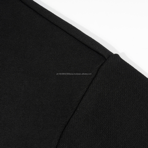 Logotipo personalizado en blanco de gran tamaño Boxy recortada sudaderas con capucha sin bolsillo hombres peso pesado 100% algodón francés Terry 500 Gsm Sudadera con capucha - Product Image 5