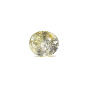 65 Carat Oval Cut Yellow Sapphire Loose Gemstone for Fine Jewelry - Product Image 1