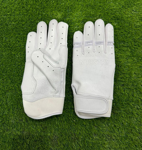 Gants de baseball personnalisés pour gauchers, pour lanceurs droitiers, imperméables, à doigts complets, isolés, anti-vibrations, avec poignée en cuir rembourrée - Product Image 1