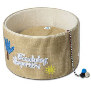 ที่นอนแมวรูปทรงกลมพร้อมของเล่นกระตุ้น ชุดของเล่นและที่ลับเล็บแมว - Product Image 1