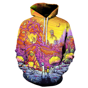 Prix de gros – Sweat à capuche d'été à carreaux imprimé par sublimation 3D, personnalisable avec logo, fermeture éclair, polyester/coton - Product Image 1