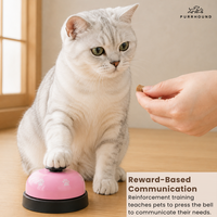 Cloche d'entraînement et de communication pour chiens et chats