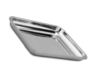 2 Plateaux Médicaux Chirurgicaux Manuels en Acier Inoxydable 201 Certifiés CE, Organisateur de Plateaux pour Instruments Dentaires, Support Métallique Stérilisé - Product Image 5