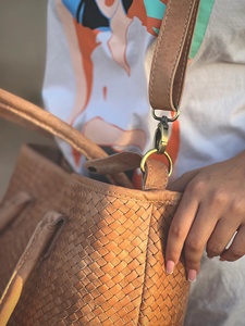 Premium Genuine Leather Fringe Handbag for Women – Vintage Boho Style Shoulder <b>Bag</b> with Tassels & <b>Studded</b> Detail - Product Image 2