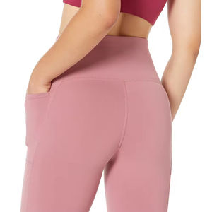 Leggings décontractés d'hiver pour femmes, taille mi-haute, en mélange polyester/coton, anti-bactériens, pour yoga et gym, confortables et personnalisables – Grande Vente - Product Image 5