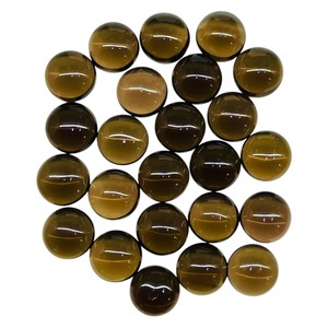 Cuarzo Ahumado Natural, Corte Redondo, Cabujón de 13 mm, Piedra de Cuarzo Ahumado, Gemas Sueltas, Precio al por Mayor, Lote a Granel para la Fabricación de Joyas - Product Image 1