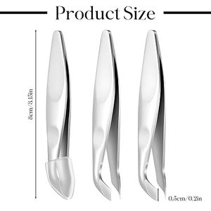 Mini Cuticle Cutter 15mm Bevel Jaw Wide Opening Curved Blade Rounded Tip Portable Fingernail Tool Simple Style Adult Use - Product Image 4