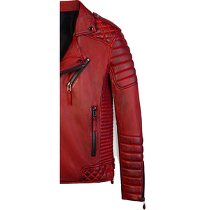 Hot Premium Quality 100% Leather Winter Jacket for Men with Front Logo Zipper Closure Waterproof & Windproof OEM Service - Product Image 5