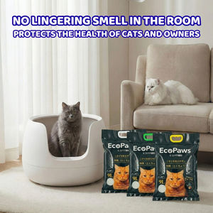 Litière pour chat à base de bentonite par EcoPaws, formule à forte absorption, faible poussière, contrôle des odeurs, litière pour chat en argile naturelle - Product Image 5