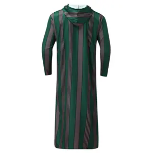 Jubba Tradicional de Alta Calidad, Venta Directa, Dubái, Arabia Saudita, Ropa Musulmana, Botones Metálicos, Djellaba para Hombre - Product Image 2