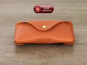 Rustic Full Grain Leather Sunglasses Pouch Heavy Duty Travel Eyewear Cover Custom Logo Available LGC-0135 - Product Image 6