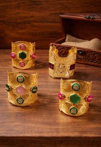 Premium Quality Gold Plated Hand Cuff Cuff <b>Bangle</b> Beautiful Design Cuff <b>Bracelet</b> Perfect For All Occasions Suits All Outfits - Product Image 6
