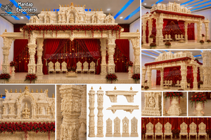 Mandap de style Grand Temple pour les mariages sud-indiens et hindoues, Kalyana Mandapam exclusif de style temple pour les mariages tamils - Product Image 5