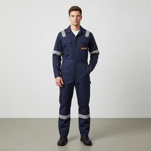 Overol de Seguridad Reflectante Personalizado de Aramida Ignífuga, Retardante de Fuego, Antiestático, con Múltiples Bolsillos - Product Image 5