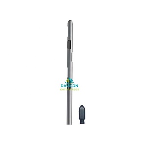 Cannula de succión de acero inoxidable, superluer Lock, 3 puertos en espiral, alta calidad - Product Image 2