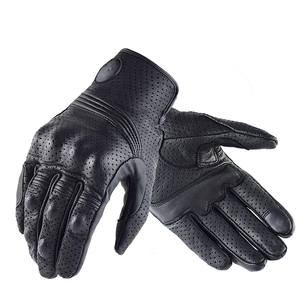 Guantes de Motocicleta Retro de Cuero, Transpirables, Resistentes al Viento, Dedos Completos, Antideslizantes, para Invierno, Motocross, Todoterreno, MX, MTB, DH, Carreras, Unisex - Product Image 3