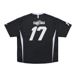 Camisetas deportivas de fútbol personalizadas de alta calidad, con cuello en V, extragrandes, estilo boxy, para hombre, sublimadas a medida. - Product Image 3