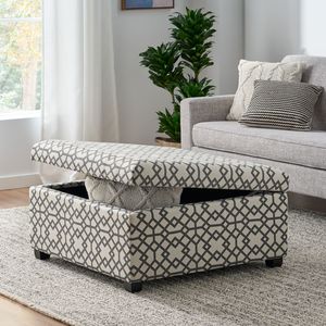 Richmond <b>Storage</b> Ottoman Stylish <b>Stool</b> with Hidden <b>Storage</b> Space - Product Image 5