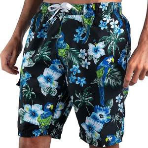 กางเกงขาสั้นชายหาดเอวกลางแบบลำลองสำหรับผู้ชายกางเกงขาสั้นถักทอสำหรับชายหาดและว่ายน้ำ - Product Image 6