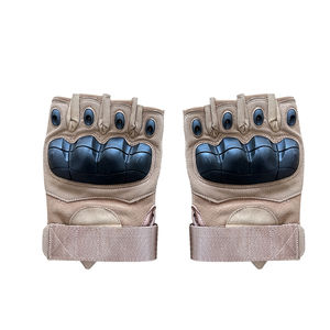 VENTE FLASH Gants en cuir pour activités de plein air Utilisation quatre saisons Vert Confortables Demi-doigts Compatibles avec les écrans tactiles - Product Image 6