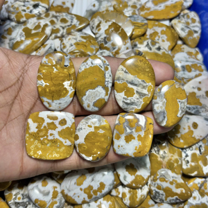 Cabochons en Jaspe Océanique, Formes Assorties, Pierres Précieuses en Vrac pour la Fabrication de Bijoux, Prix de Grossiste, Qualité Exceptionnelle, Jaspe Naturel Certifié - Product Image 1