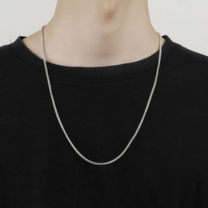 Collar de Cadena de Plata Chapada en Oro al por Mayor para Hombre, Cadena de Plata para Hombre y Mujer - Product Image 3